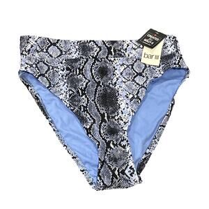 Macys California Waves Bikini Bottoms Snakeskin Print BAR III - NWT- Small